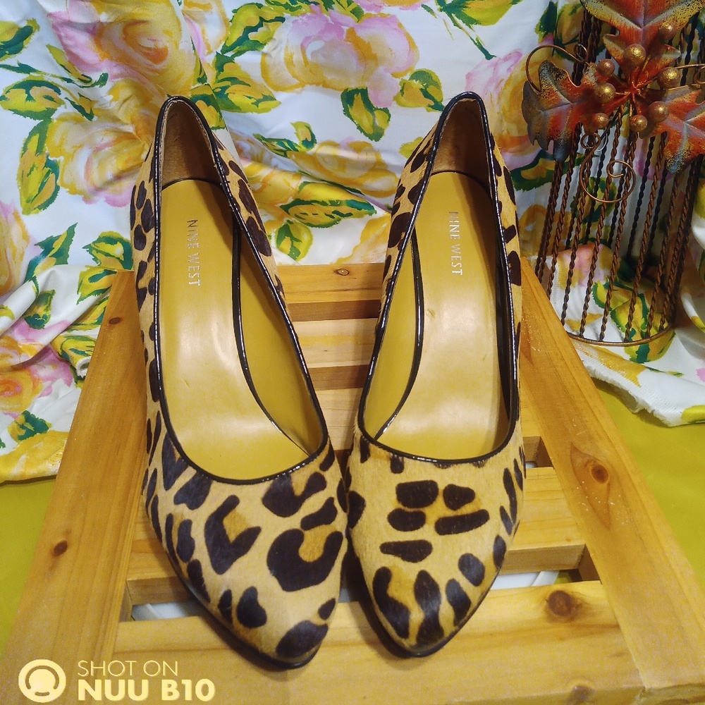 Leopard  Platform Heel / NEW